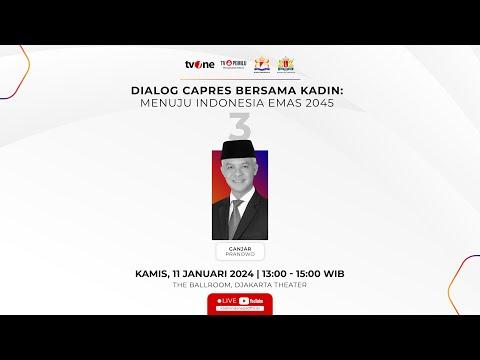Dialog Capres Ganjar Pranowo Bersama KADIN