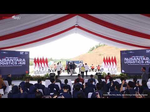 LIVE Groundbreaking Nusantara Logistic Hub Pos Indonesia