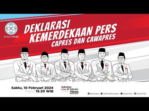 Deklarasi dan Penandatanganan Komitmen Capres-Cawapres tentang KemerdekaanPers
