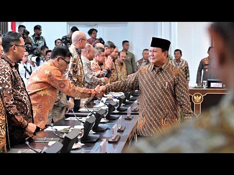 Sidang Kabinet Paripurna Perdana di Kantor Presiden, Rabu 23 Oktober 2024