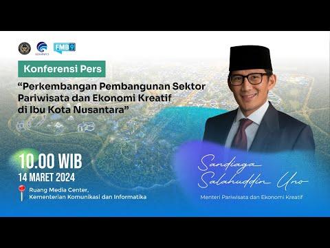 LIVE Konferensi Pers Pengembangan Sektor Pariwisata dan Ekonomi Kreatif