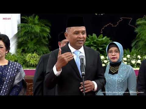 Keterangan Pers Menteri dan Pejabat Negara Usai Pelantikan, Istana Negara, 19 Februari 2025
