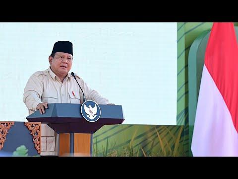 Sambutan Presiden Prabowo pada Peluncuran Program Gerakan Indonesia Menanam, Banyuasin, 23 April 2025