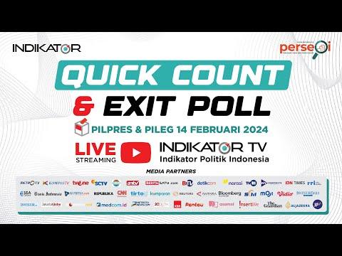 LIVE Quick Count dan Exit Poll Pemilu 2024 Indikator Politik Indonesia