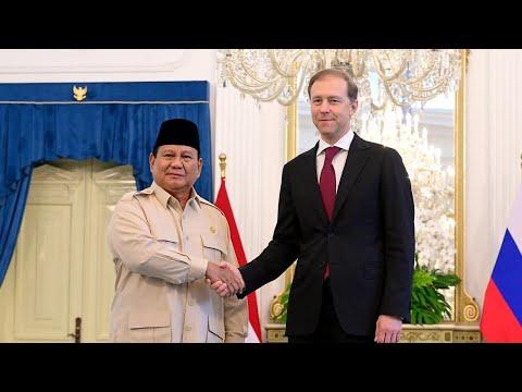Presiden Prabowo Terima Kunjungan Kehormatan Wakil PM Pertama Federasi Rusia, Istana Merdeka