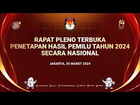 LIVE Pengumuman Pemenang Pilpres 2024