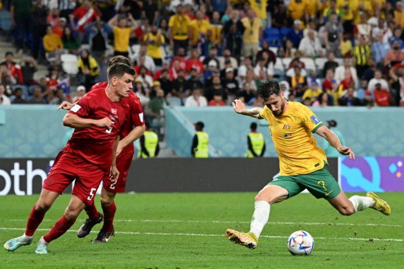 Singkirkan Denmark 1-0, Australia Temani Prancis ke Babak 16 Besar Piala Dunia