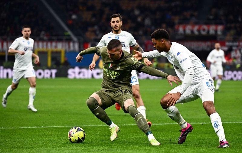 AC Milan Bermain Imbang Tanpa Gol dengan Empoli pada Liga Italia