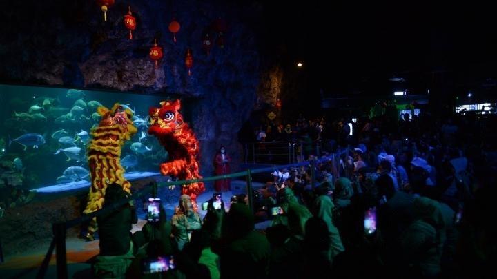 Pengunjung Ancol Membludak hingga Nyaris 60 Ribu Orang saat Libur Imlek