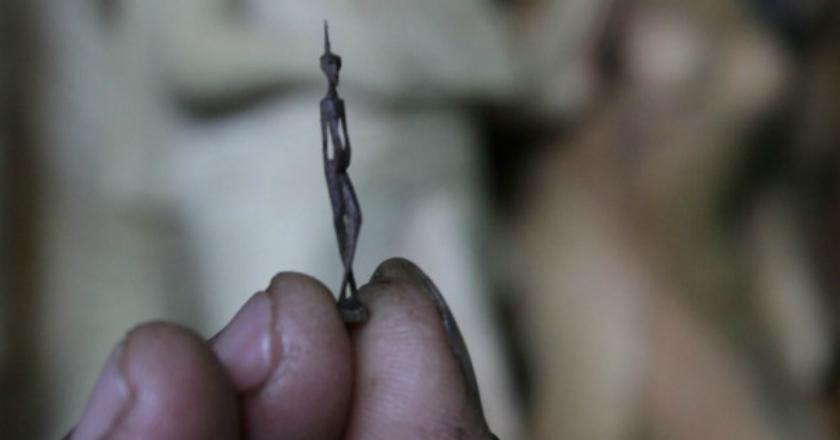 Unik, Ada Patung Seukuran Semut Hitam Rumahan