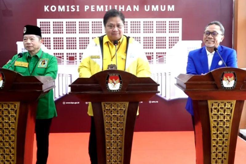KIB Daftar Bareng ke KPU, Zulhas: Tunjukkan Kekompakan ke Rakyat Indonesia