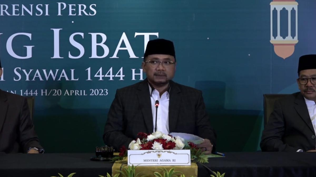 Tok! Pemerintah Tetapkan 1 Syawal 1444 Hijriah Jatuh pada 22 April 2023