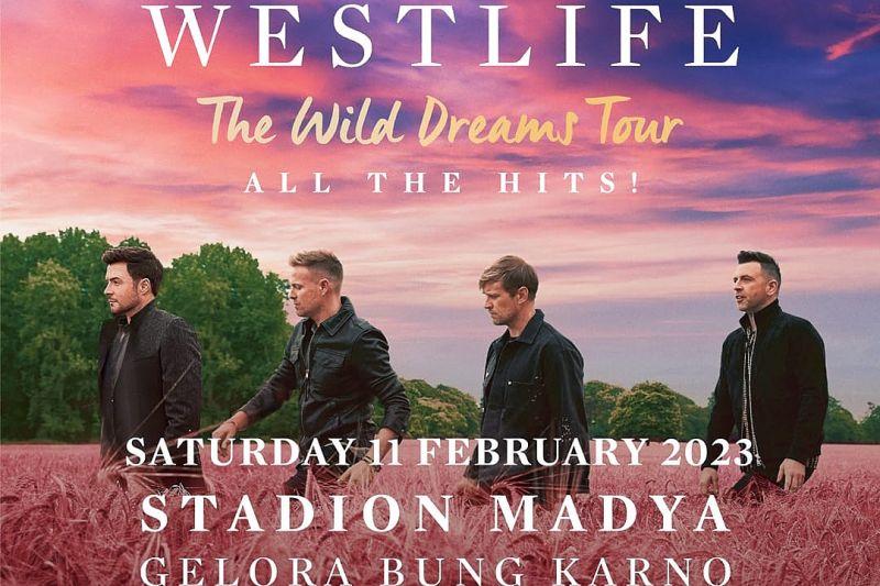 Tiket Tambahan Tur Westlife Jakarta akan Dijual Mulai Sabtu