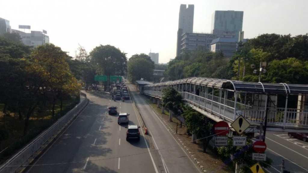 Titik-titik Kepadatan Arus Lalin di Hari Pertama PSBB Transisi Jakarta