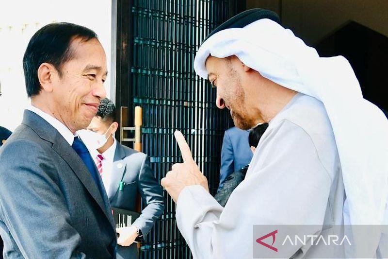Presiden Jokowi Bahas Tindak Lanjut Kerja Sama Investasi UEA 10 Miliar Dolar AS dengan MBZ