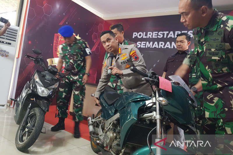 Polisi Amankan 2 Sepeda Motor Pelaku Penembakan Istri TNI di Semarang
