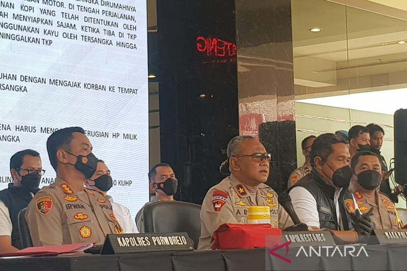 Polda Jateng Ungkap Kasus Pembunuhan di Magelang, Cilacap, dan Purworejo