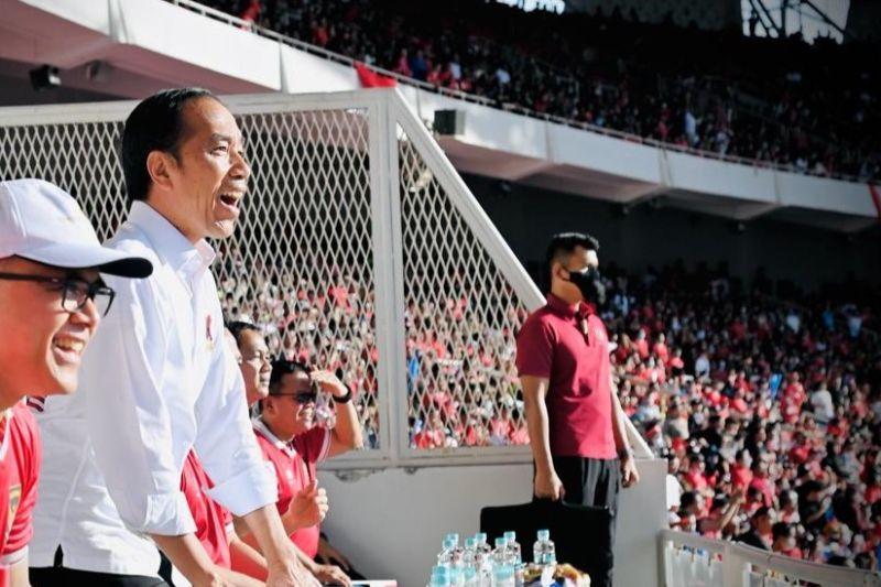 Meski Imbang, Jokowi Yakin Indonesia Masih Punya Kesempatan di Leg Keduua Kontra Vietnam