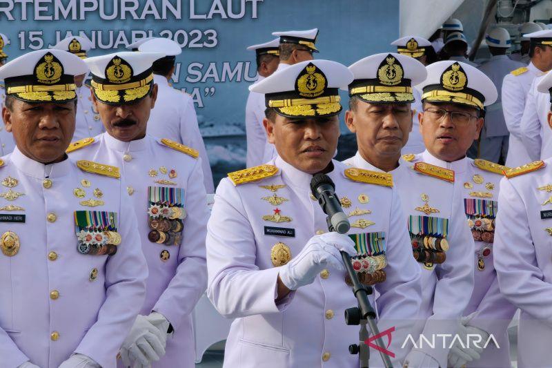 TNI AL Siagakan 4 Kapal Perang Jaga Kedaulatan Laut Natuna Utara