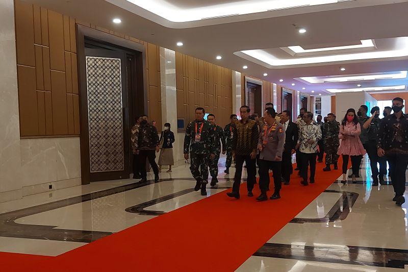 Presiden Jokowi Didampingi Kapolri Hadiri Rapim TNI dan Polri 2023