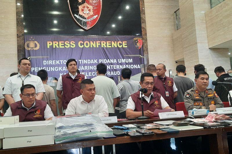 Bareskrim Ungkap Kasus Penipuan Telecom Fraud Libatkan 55 WNA