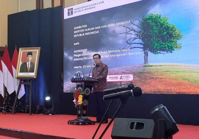 Tak Hanya Ancam Fisik, Menkumham Yasonna Laoly Sebut Perubahan Iklim juga Ikut Ancam HAM