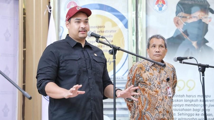 Potret Menpora dan KPK Sepakati Bikin Aplikasi Digital Cegah Korupsi di Kemenpora