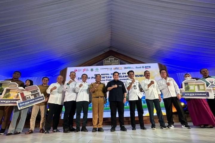 Akad KPR 10 Ribu Rumah, Menteri Erick Sebut Bukti Pemerintah Hadir