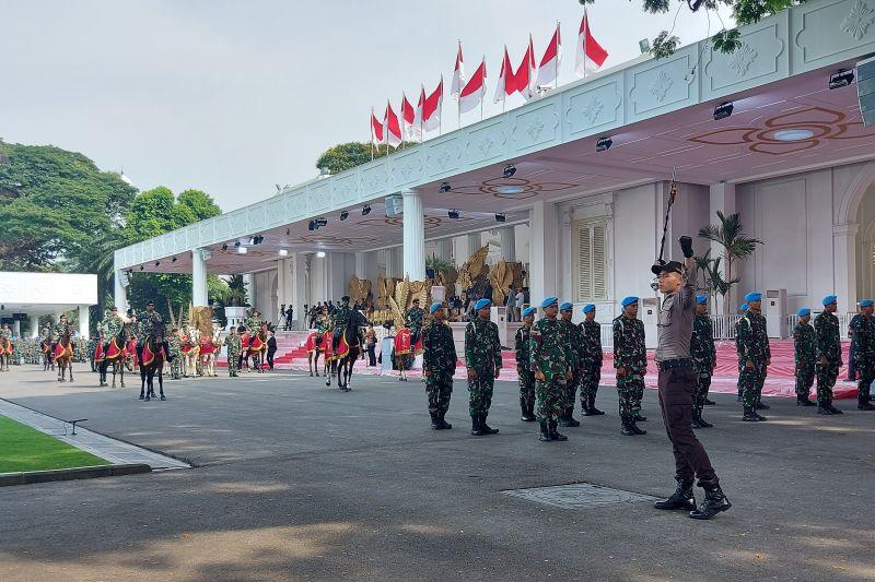 Istana Gelar Geladi Kotor Upacara HUT ke-78 RI