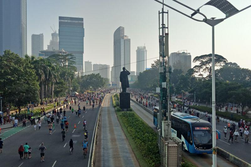 Minggu Pagi, Kualitas Udara Jakarta Peringkat 1 Terburuk di Dunia