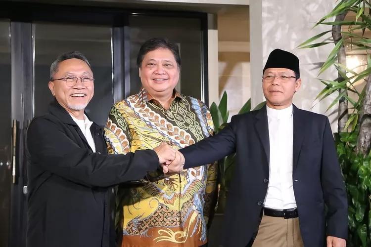 PAN-Golkar Dukung Prabowo, KIB Resmi Bubar