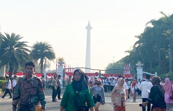 Ribuan Personel Gabungan Amankan HUT ke-78 RI di Sekitar Istana-Monas