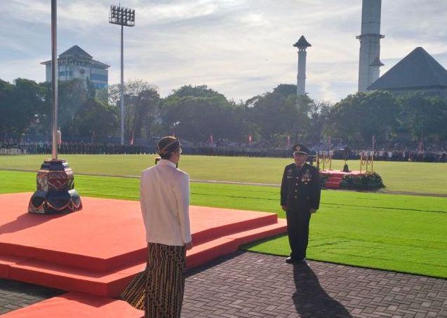 KGPAA Mangkunegara X Pimpin Upacara HUT ke-78 RI di Solo