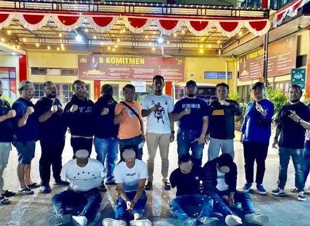 4 Debt Collector Perampas Motor di Banjarmasin Ditangkap!