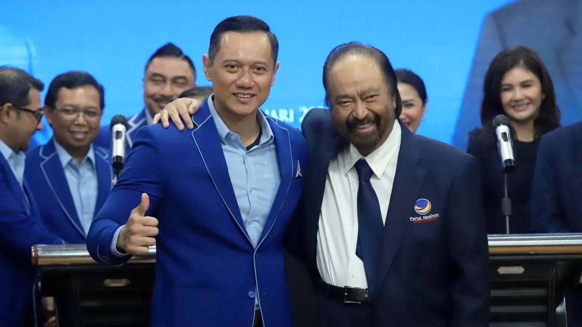 Surya Paloh Absen di HUT Demokrat, Kode Tolak Cawapreskan AHY?