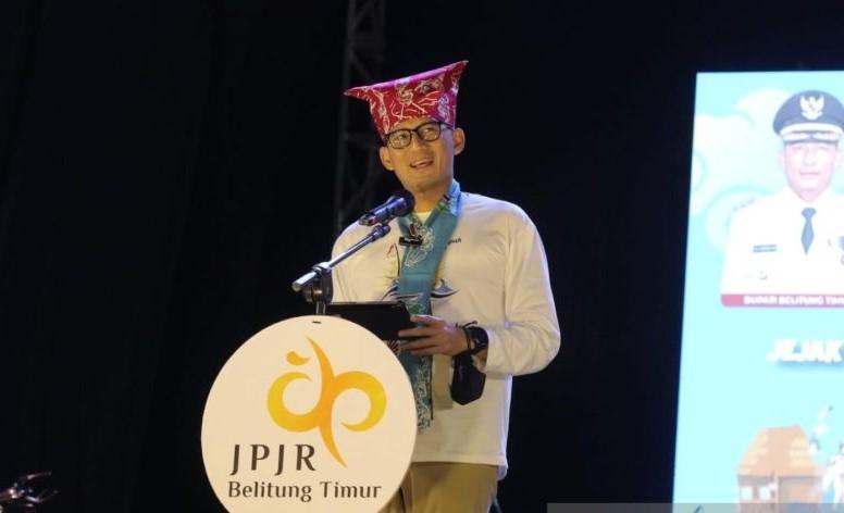 Menteri Sandi Pede JPJR Belitung Timur Jadi Ajang Terbaik Promosikan Rempah