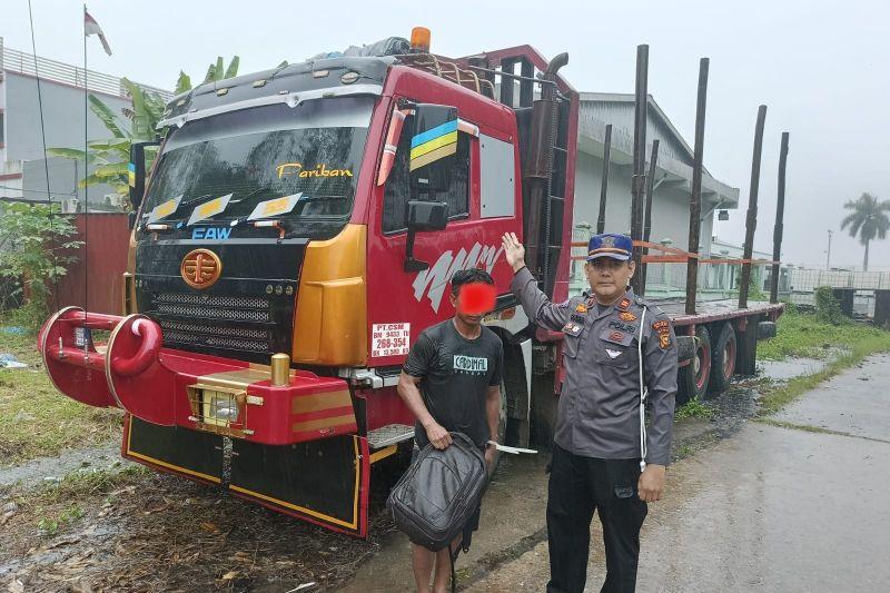 Sopir Truk Tabrak Ibu dan Anak hingga Tewas di Siak Ditangkap Polisi