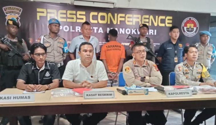 Polisi Tangkap Pembunuh Pedangang Helm di Manokwari
