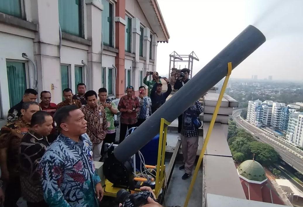 'Water Mist' Ditargetkan Terpasang di Seluruh Gedung Pemprov DKI