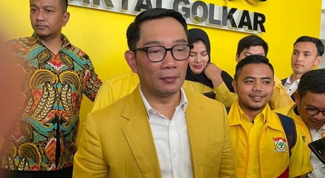 Golkar Kasih Opsi Ridwan Kamil Mau Nyagub di DKI atau Jabar Lagi