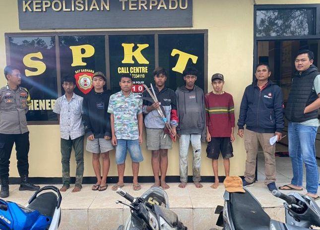 Aksi Tawuran Bersajam dan Balap Liar di Solok Berhasil Digagalkan