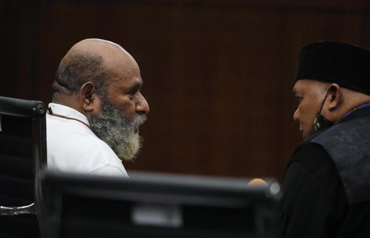 Lukas Enembe Jalani Sidang Tuntutan Hari Ini