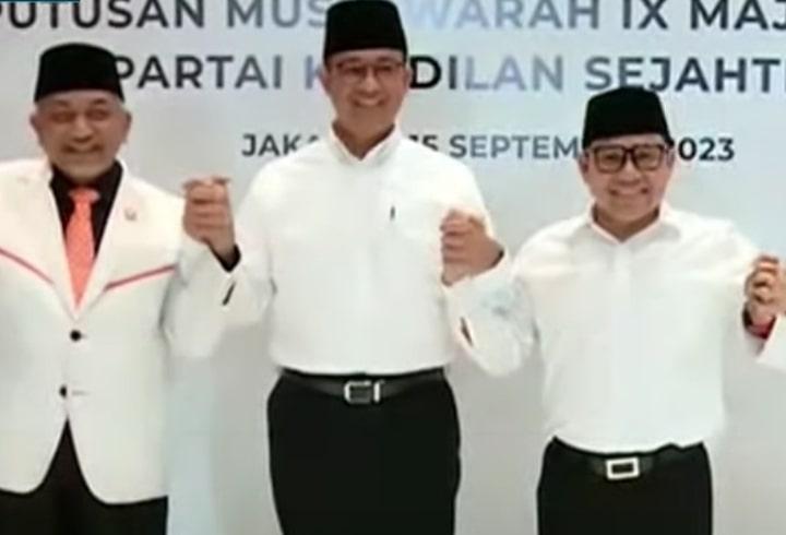 Resmi! PKS Dukung Anies-Cak Imin di Pilpres 2024