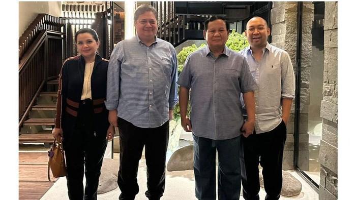 Prabowo dan Airlangga Dinner Bareng Semalam, Bahas Apa Ya?