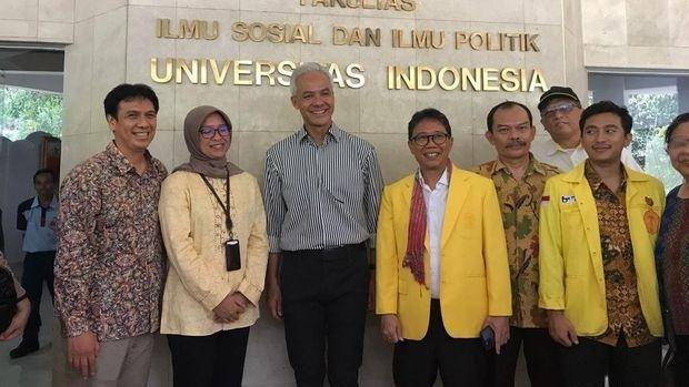 Ganjar Bocorkan Judul Tesisnya di FISIP UI, Singgung PAN-Demokrat soal RUU Pemilu