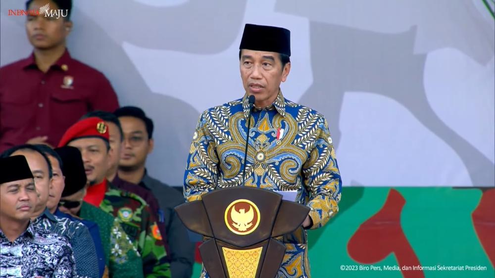 Jokowi Minta Muhammadiyah Ikut Jaga Pemilu Damai