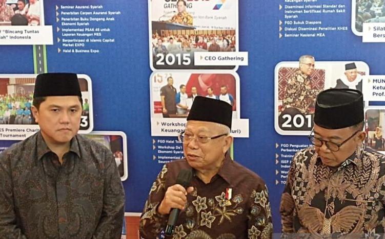 Wapres Minta Erick Thohir Hijrahkan Pengusaha Konvensional