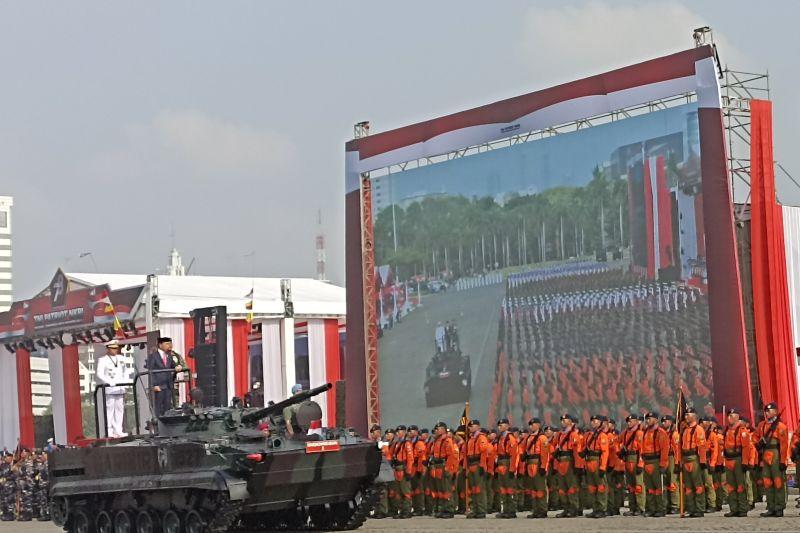 Jokowi Pimpin Upacara HUT ke-78 TNI di Monas Hari Ini