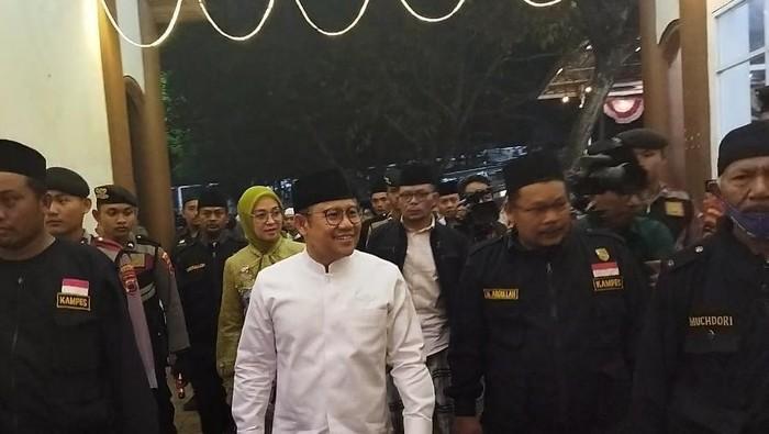 Cak Imin Disambut Ribuan Santri Saat Hadiri Acara Maulid Nabi di Ponpes Attauhidiyyah Tegal