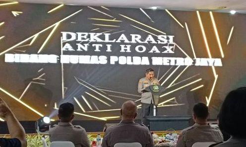 Kapolda Metro Sebut Kecepatan Berita Hoaks dan Asli Hampir Sama Cepatnya